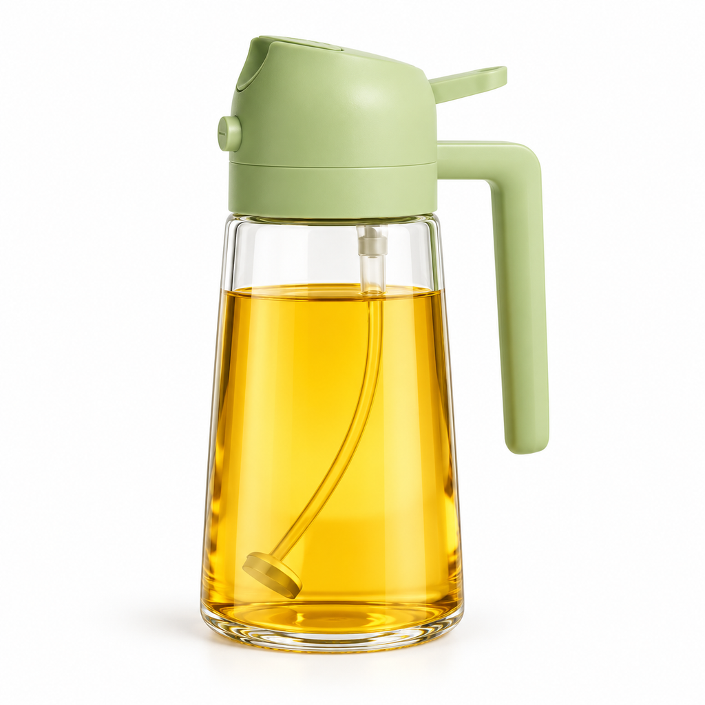 2-in-1 Oil Spray Bottle & Dispenser