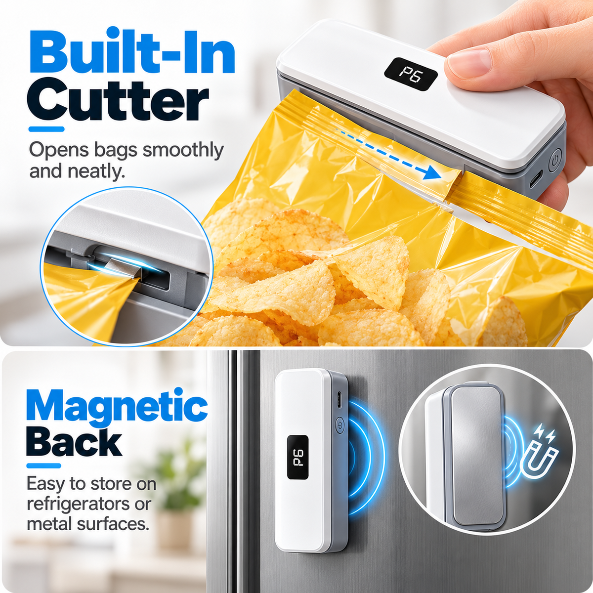 Magnetic Bag Sealer & Cutter
