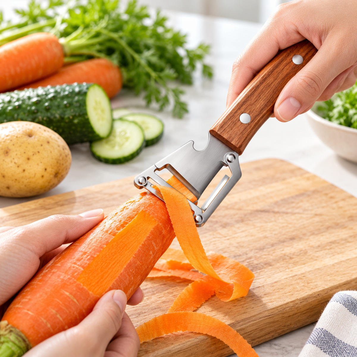 3-in-1 Multifunctional Vegetable Peeler